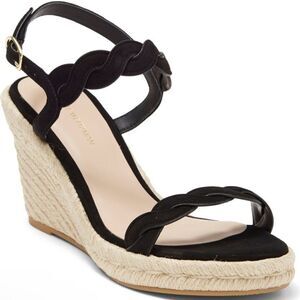 Stuart Weitzman Twist Espadrille Platform Wedge Sandal